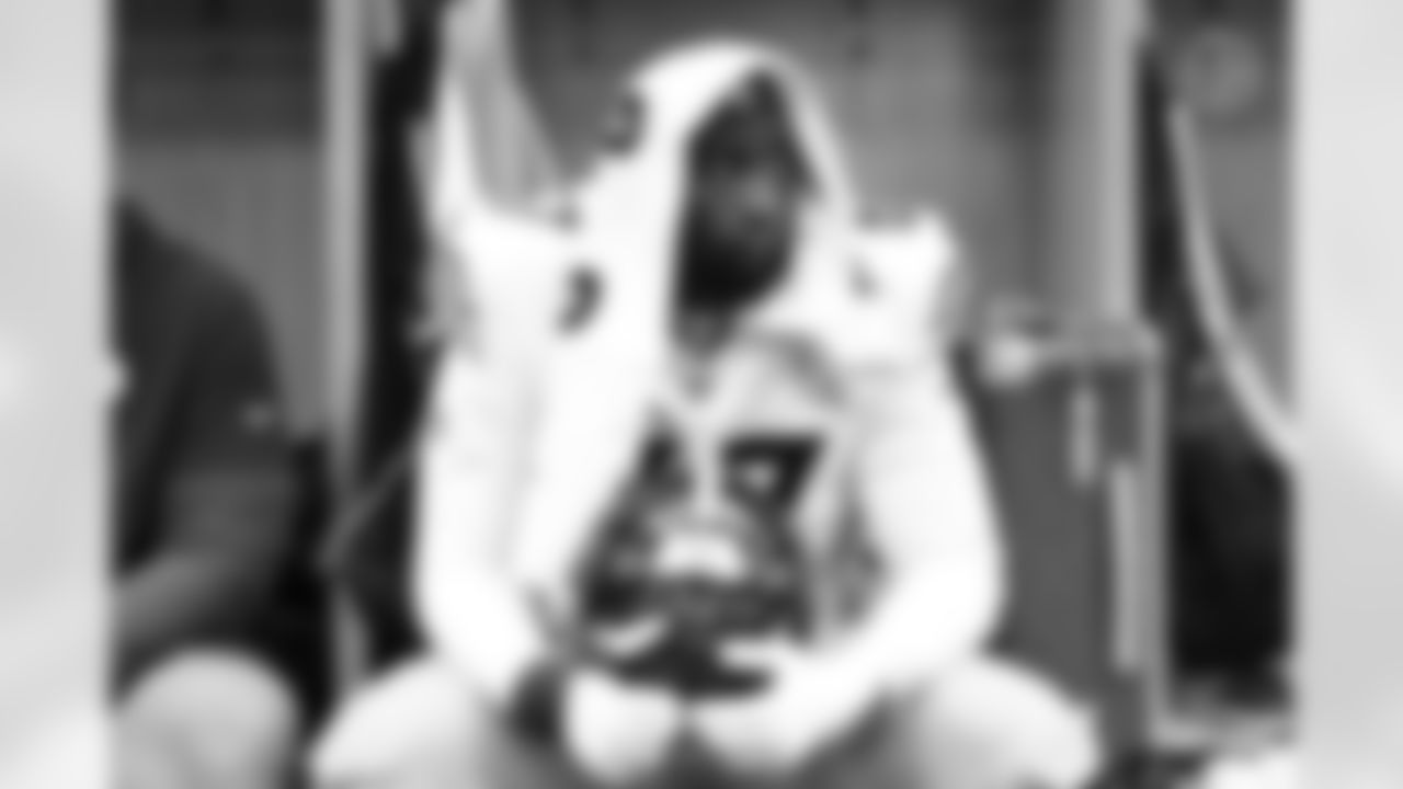 Pittsburgh Steelers offensive lineman Calvin Anderson (67) during a regular season game between the Pittsburgh Steelers and the Chicago Bears, Sunday, Nov. 23, 2025 in Chicago, IL. (Karl Roser / Pittsburgh Steelers)