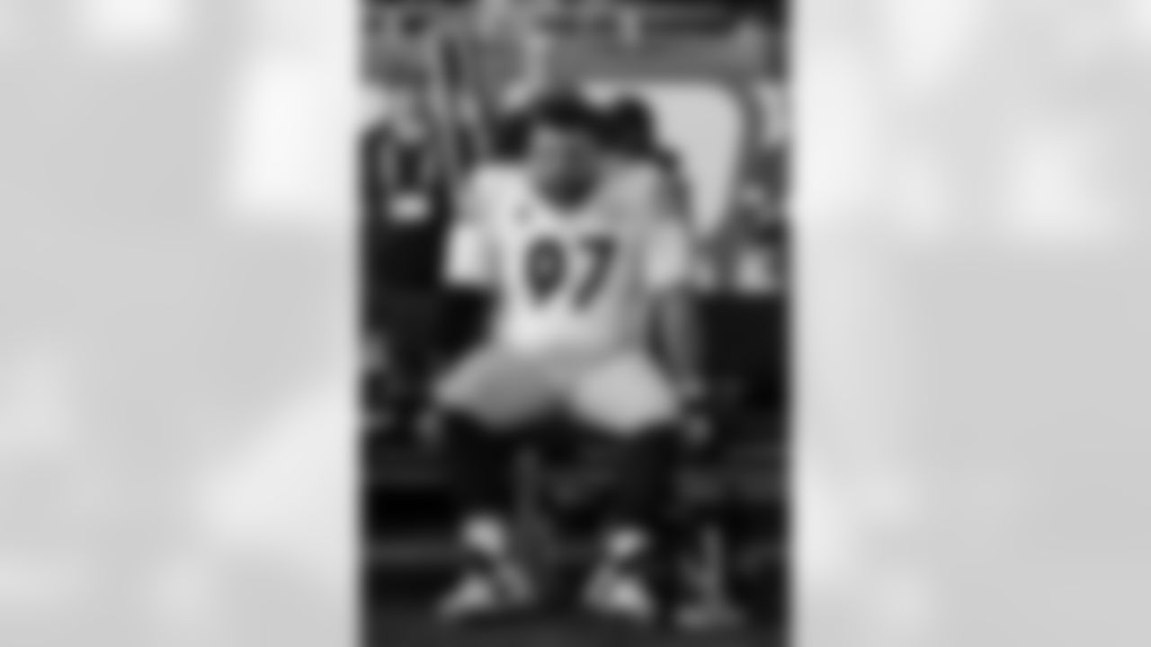 Pittsburgh Steelers defensive tackle Cameron Heyward (97) during a regular season game between the Pittsburgh Steelers and the Detroit Lions, Sunday, Dec. 21, 2025 in Detroit, MI. (Karl Roser / Pittsburgh Steelers)