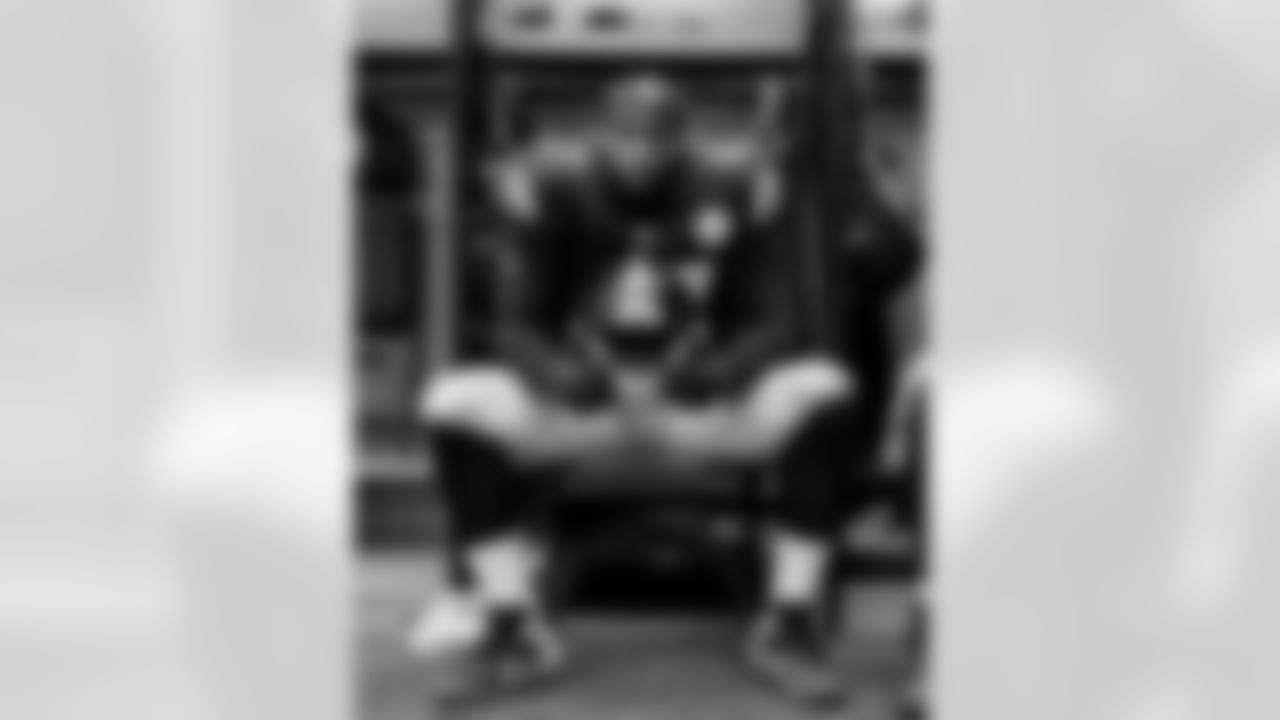 Pittsburgh Steelers offensive tackle Calvin Anderson (67) prior to a regular season game between the Pittsburgh Steelers and the Dallas Cowboys, Sunday, Oct. 6, 2024 in Pittsburgh, PA. (Karl Roser / Pittsburgh Steelers)