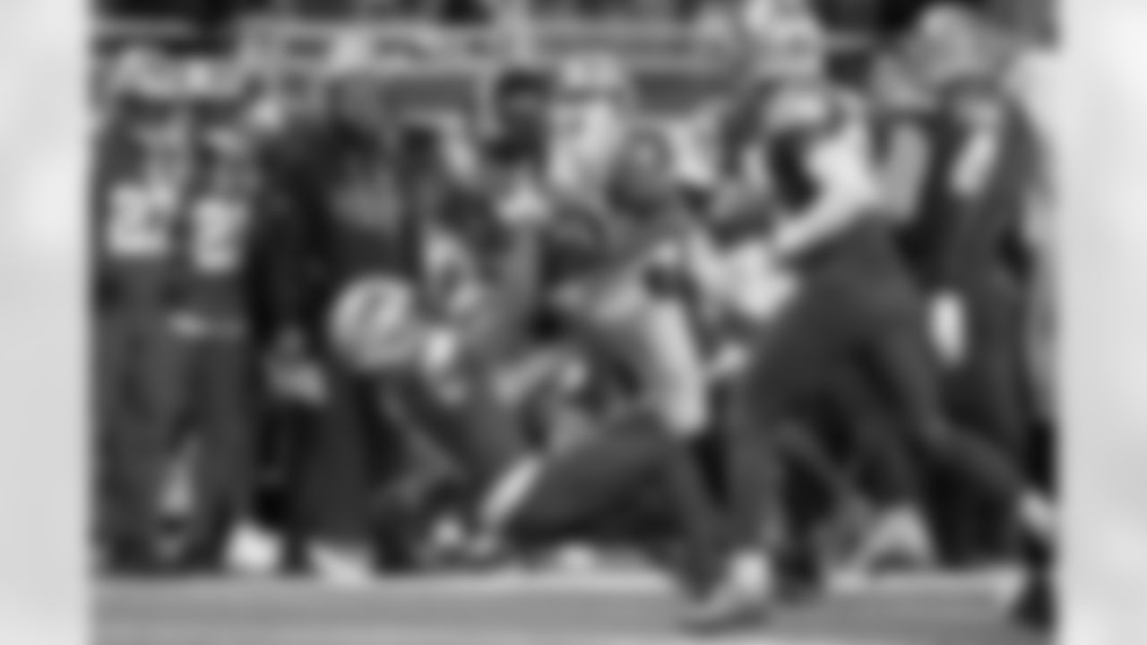 Pittsburgh Steelers tight end Darnell Washington (80) during a regular season game between the Pittsburgh Steelers and the Detroit Lions, Sunday, Dec. 21, 2025 in Detroit, MI. The Steelers defeated the Lions 29-24. (Karl Roser / Pittsburgh Steelers)