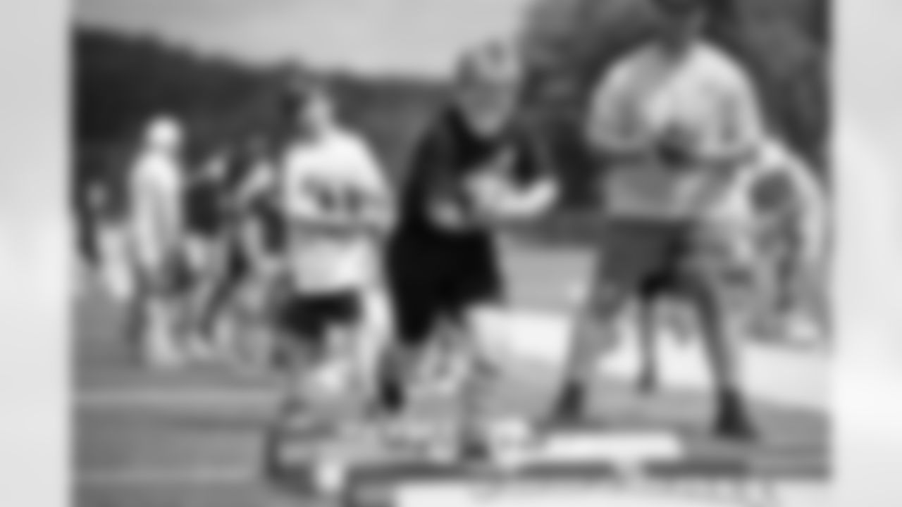 The Steelers host a 2025 Youth Football Camp at Slippery Rock University Monday, June 23, 2025 in Slippery Rock, PA. (Alysa Rubin / Pittsburgh Steelers)
