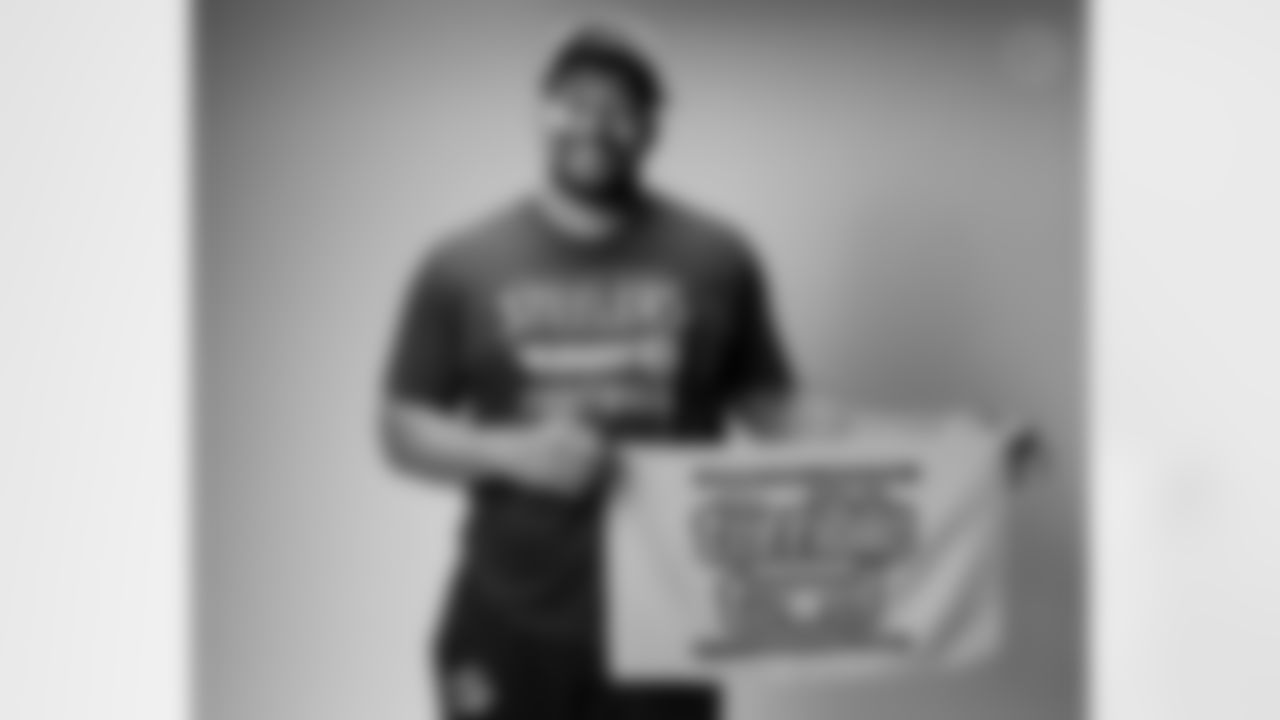 Pittsburgh Steelers fifth-round pick Yahya Black poses for a photo following the 2025 NFL Draft on Friday, May 16, 2025 in Pittsburgh, PA. (Alysa Rubin / Pittsburgh Steelers)