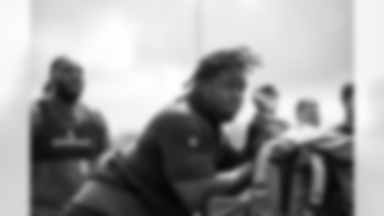 Pittsburgh Steelers defensive tackle Keeanu Benton (95) during Phase Two of the voluntary offseason workout program on Wednesday, May 7, 2025 in Pittsburgh, PA. (Alysa Rubin / Pittsburgh Steelers)