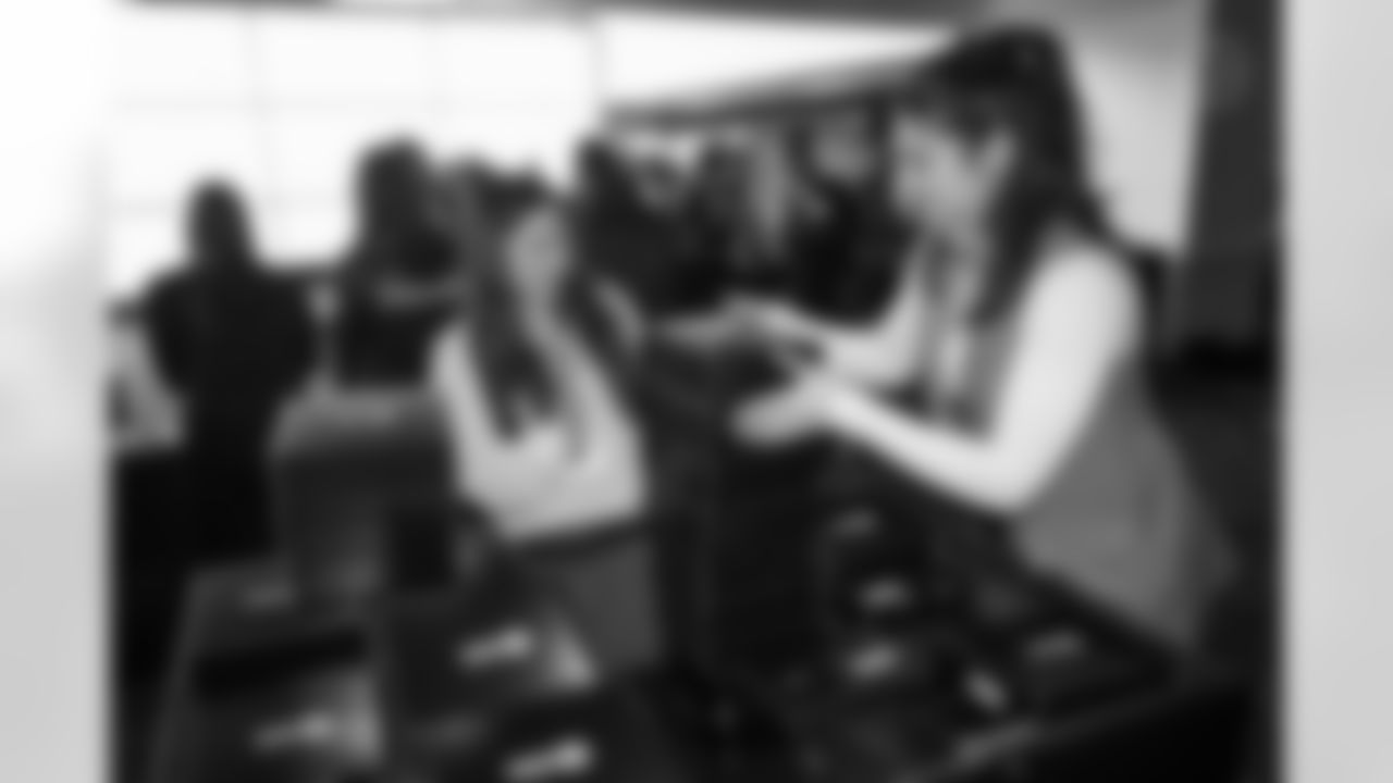 The Pittsburgh Steelers, Pittsburgh Pirates, Pittsburgh Penguins Pittsburgh Riveters, Pittsburgh Riverhounds, Pittsburgh Passion, and the Pittsburgh Women + Sports Collective partnered with Operation Warm at Acrisure Stadium on National Girls and Women in Sports Day to provide female athletes from Pittsburgh Public Schools with the gear they need to participate in sports on Wednesday February 4, 2026 in Pittsburgh, PA. (Karl Roser / Pittsburgh Steelers)