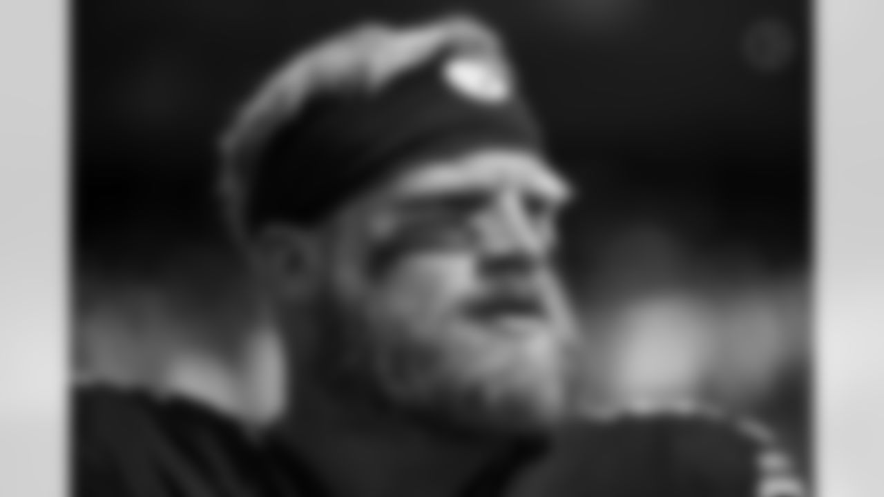 Pittsburgh Steelers linebacker Tyler Matakevich (44) prior to a regular season game between the Pittsburgh Steelers and the Denver Broncos, Sunday, Sept. 15, 2024 in Denver, CO. (Karl Roser / Pittsburgh Steelers)