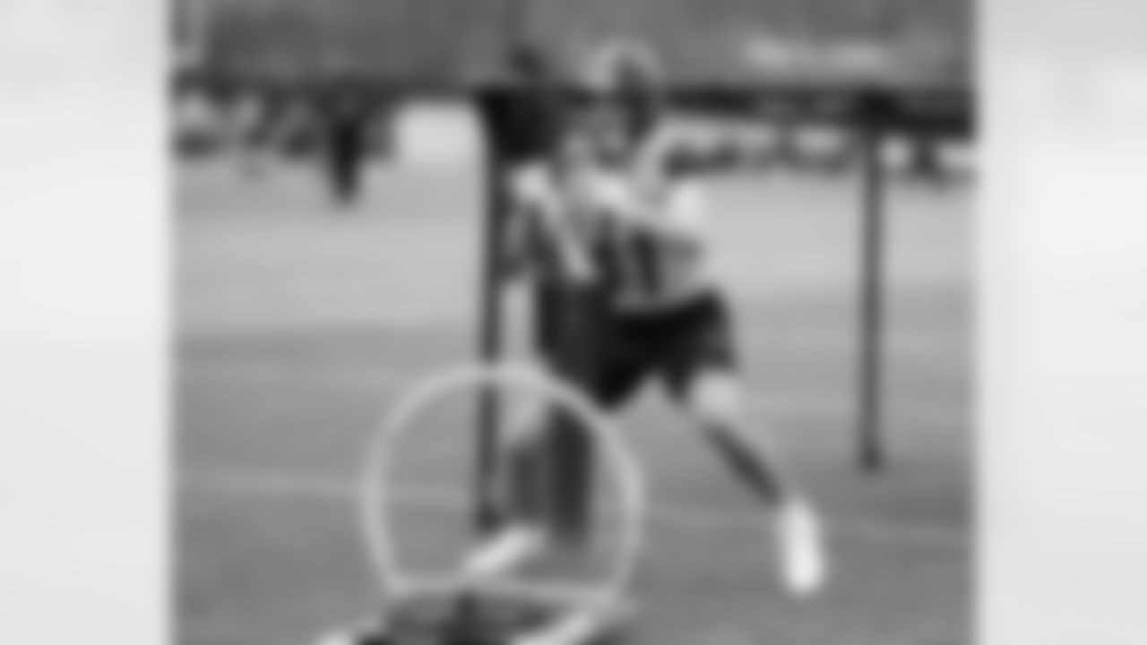 Pittsburgh Steelers linebacker Payton Wilson (41) during practice at the UPMC Rooney Sports Complex preparing for a Wild Card matchup against the Houston Texans, Friday, Jan. 9, 2026 in Pittsburgh, PA. (Karl Roser / Pittsburgh Steelers)