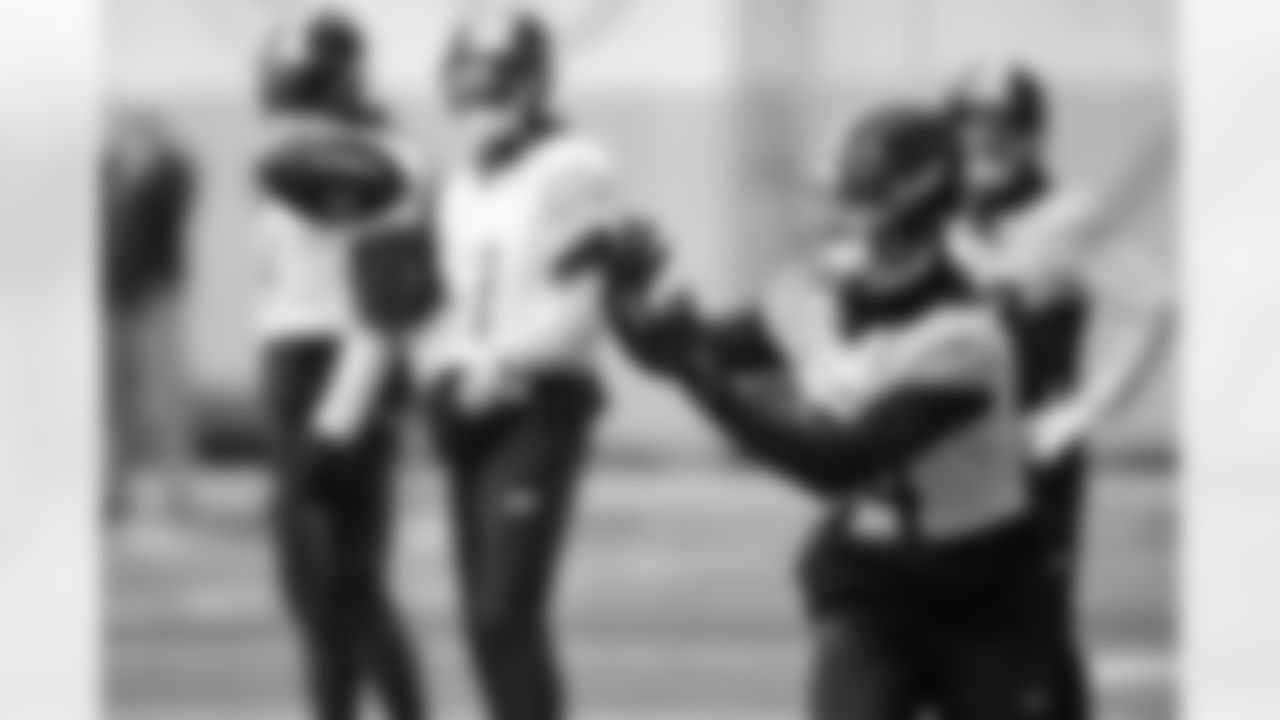 Pittsburgh Steelers wide receiver Max Hurleman (84) during practice at the UPMC Rooney Sports Complex preparing for a Week 15 matchup against the Miami Dolphins, Friday, Dec. 12, 2025 in Pittsburgh, PA. (Karl Roser / Pittsburgh Steelers)