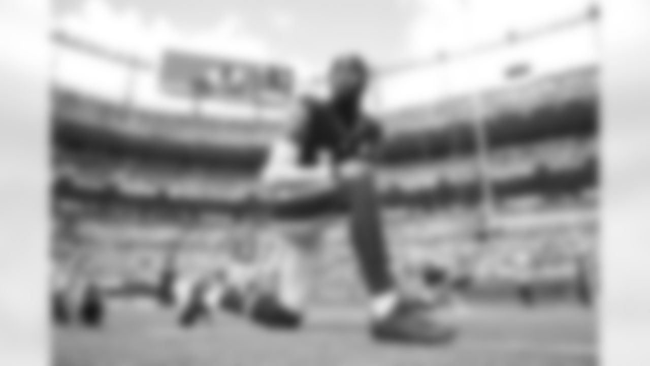 Pittsburgh Steelers wide receiver George Pickens (14) prior to a regular season game between the Pittsburgh Steelers and the Denver Broncos, Sunday, Sept. 15, 2024 in Denver, CO. (Karl Roser / Pittsburgh Steelers)
