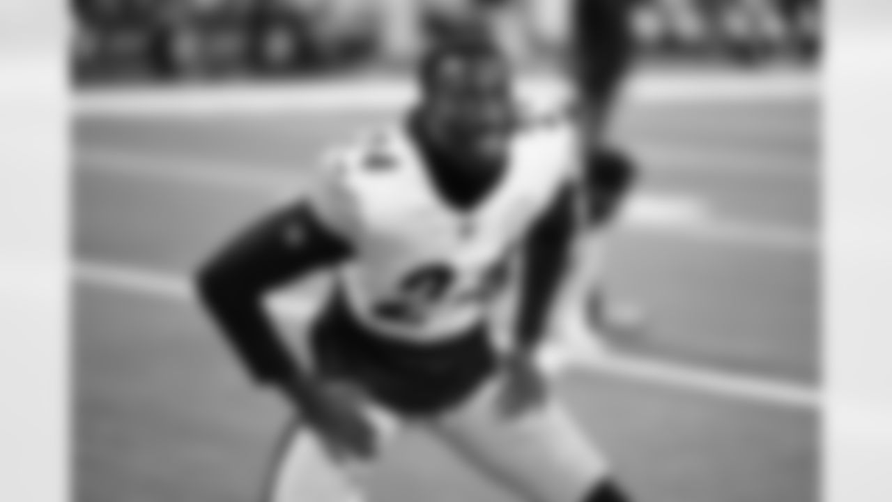 Pittsburgh Steelers cornerback Joey Porter Jr. (24) during a regular season game between the Pittsburgh Steelers and the Indianapolis Colts, Sunday, Sept. 29, 2024 in Indianapolis, IN. (Karl Roser / Pittsburgh Steelers)