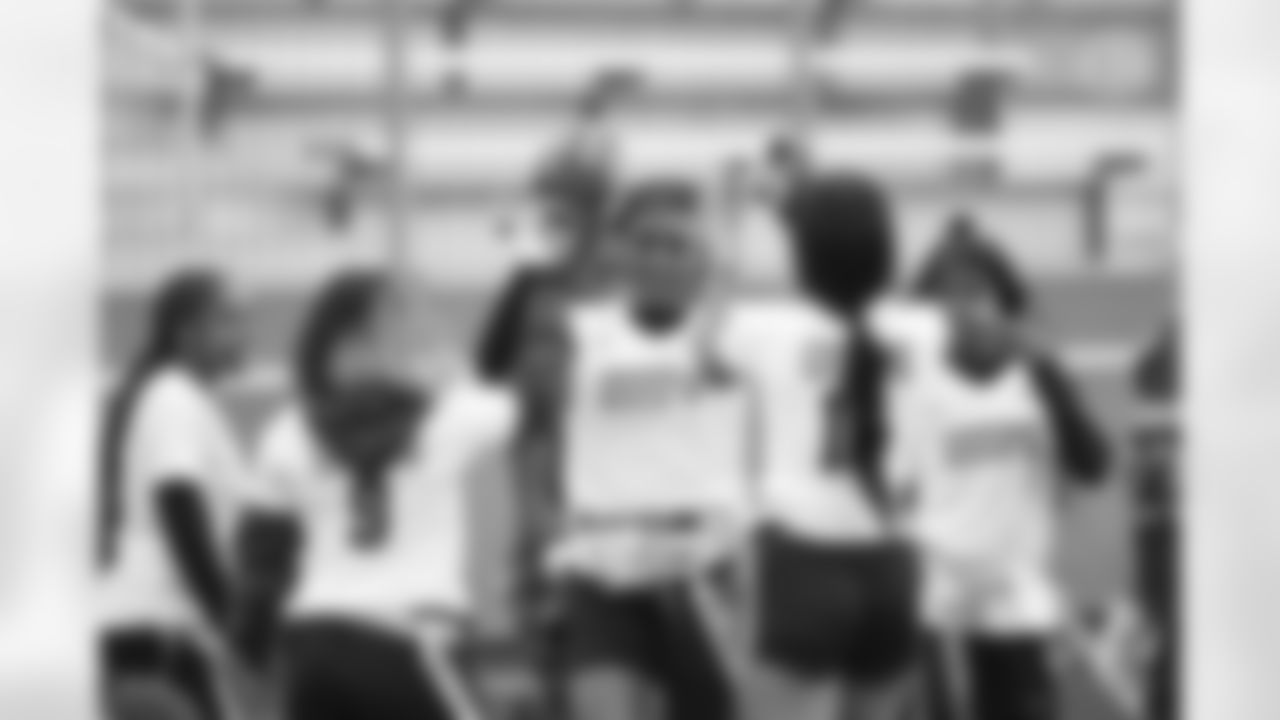 Week 6 of the Steelers' Girls High School Flag Football season Sunday, May 12, 2024 at Ambridge High School. (Arron Anastasia / Pittsburgh Steelers)