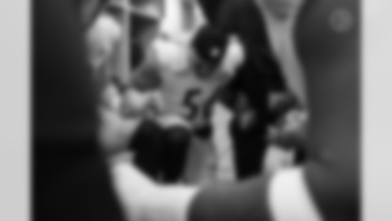 Pittsburgh Steelers linebacker Alex Highsmith (56) during a regular season game between the Pittsburgh Steelers and the Los Angeles Chargers, Sunday, Nov. 9, 2025 in Inglewood, CA. (Karl Roser / Pittsburgh Steelers)