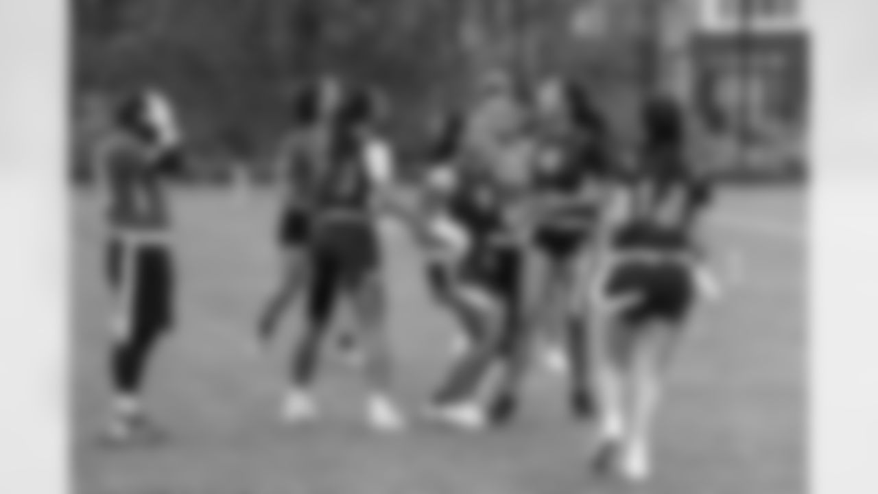 Week 5 of the Steelers' Girls High School Flag Football season on Sunday, May 4, 2025 at The Ellis School. (Brad Oskowski / Pittsburgh Steelers)