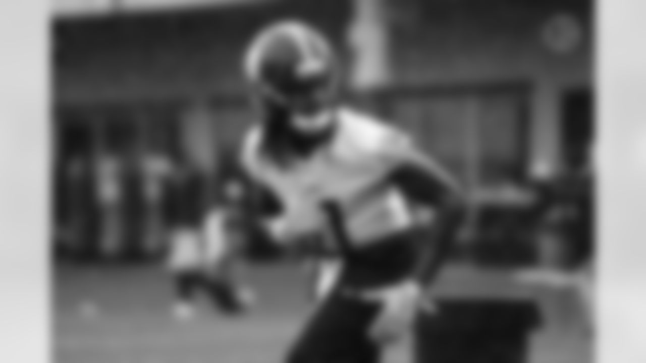 Pittsburgh Steelers wide receiver Brandon Johnson (11) participates in the Organized Team Activities (OTAs), Wednesday May 28, 2025 at the UPMC Rooney Sports Complex. (James Dotter/ Pittsburgh Steelers)