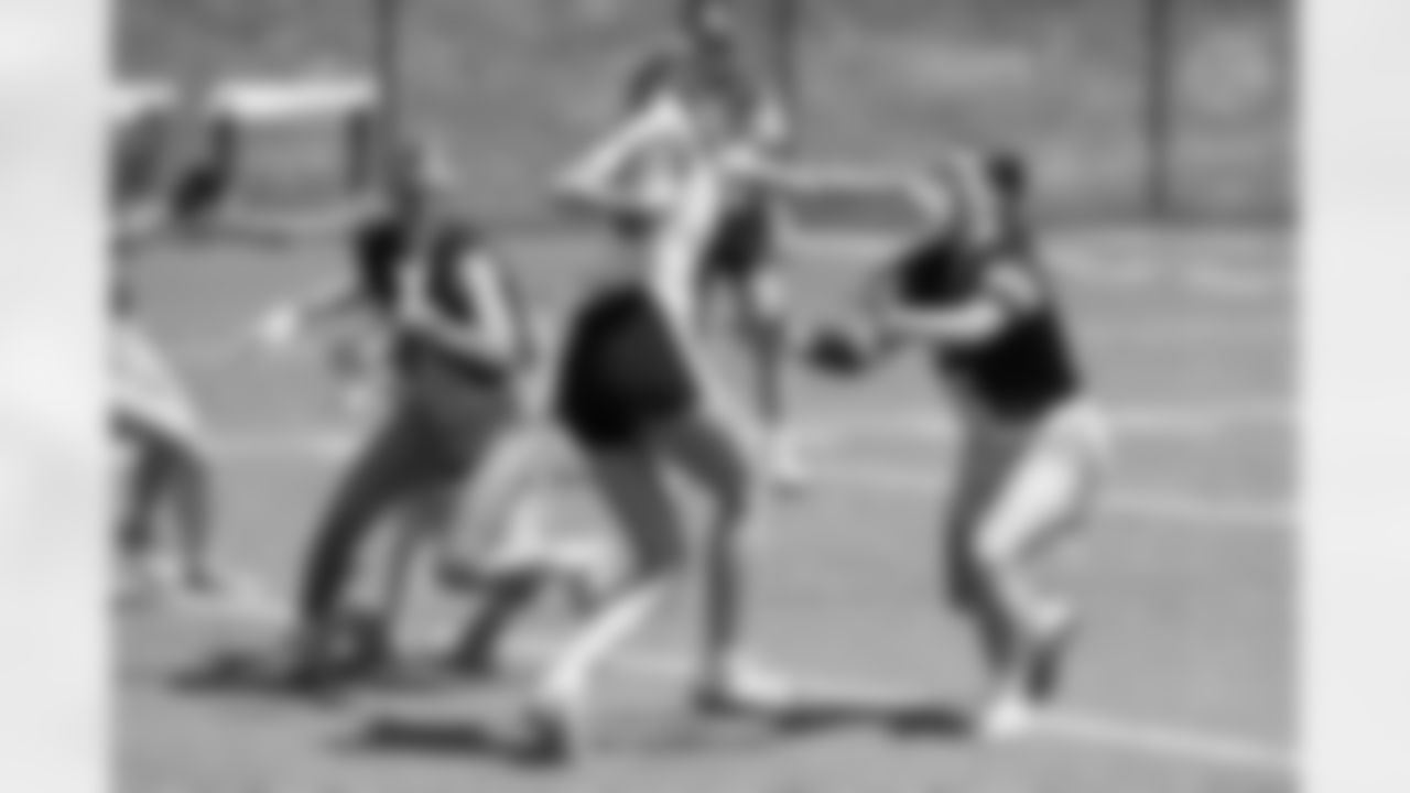 Week 6 of the Steelers' Girls High School Flag Football season on Sunday, May 11, 2024 at Bethel Park High School. (Brad Oskowski / Pittsburgh Steelers)