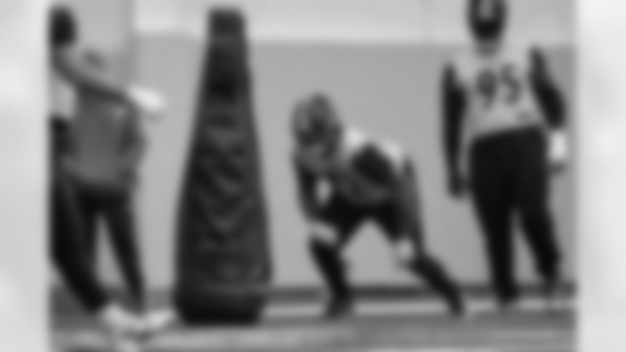 Pittsburgh Steelers defensive tackle Anthony Goodlow (72) during practice at the UPMC Rooney Sports Complex preparing for a Week 14 matchup against the Baltimore Ravens, Thursday, Dec. 4, 2025 in Pittsburgh, PA. (Alysa Rubin / Pittsburgh Steelers)