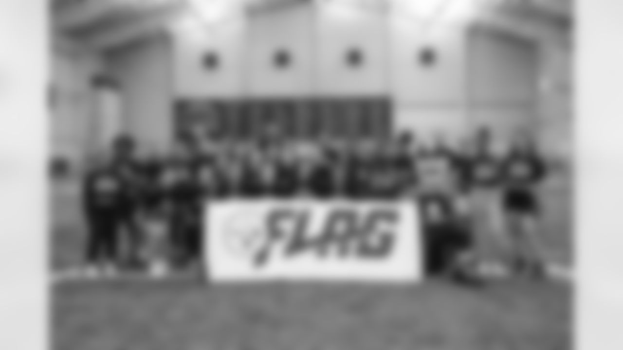 The Steelers host a 2023 GirlÕs Flag Football Jamboree at the UPMC Rooney Sports Complex Saturday, Dec. 9, 2023 in Pittsburgh, PA. (Arron Anastasia / Pittsburgh Steelers)