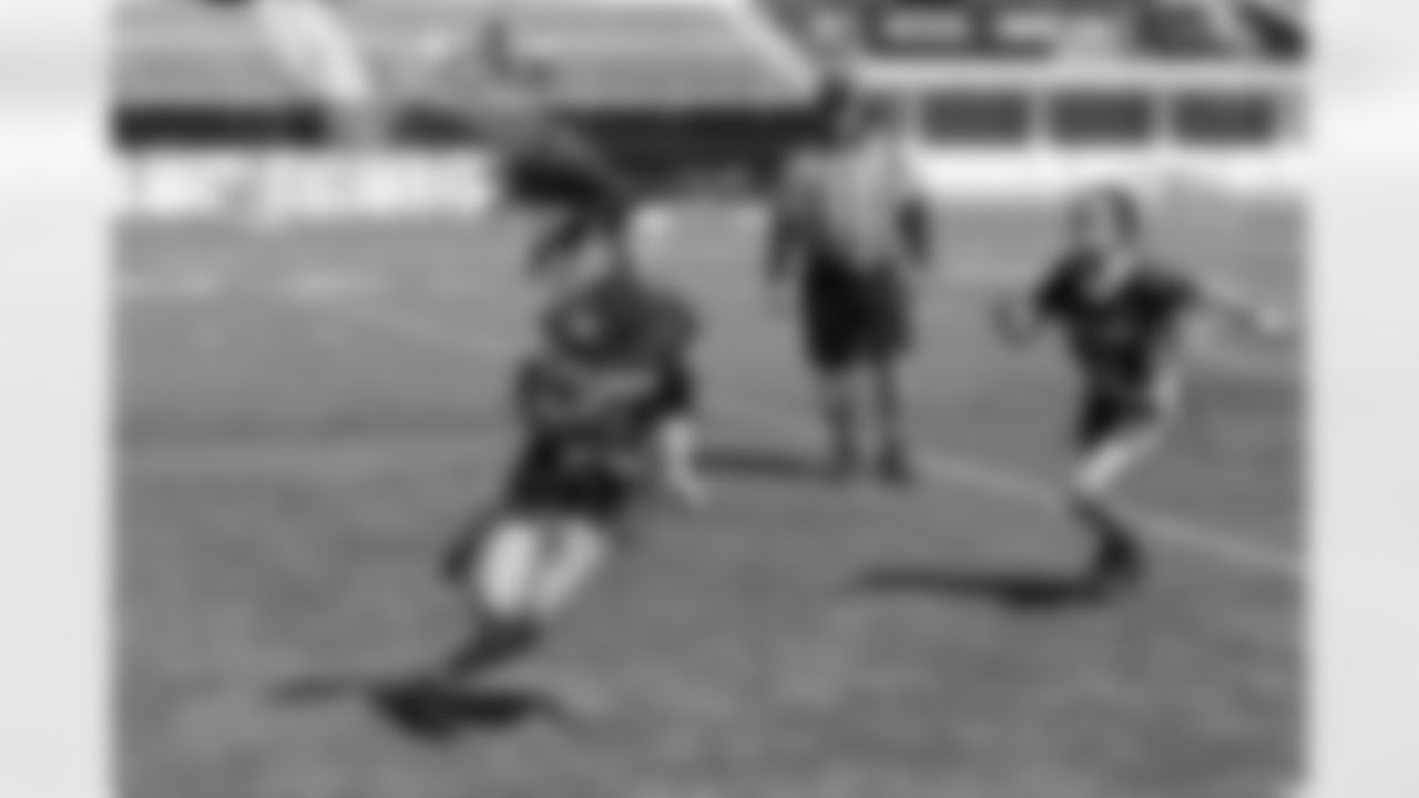 Week 4 of the Steelers' Girls High School Flag Football season on Sunday, April 27, 2025 at Upper St. Clair High School. (Brad Oskowski / Pittsburgh Steelers)