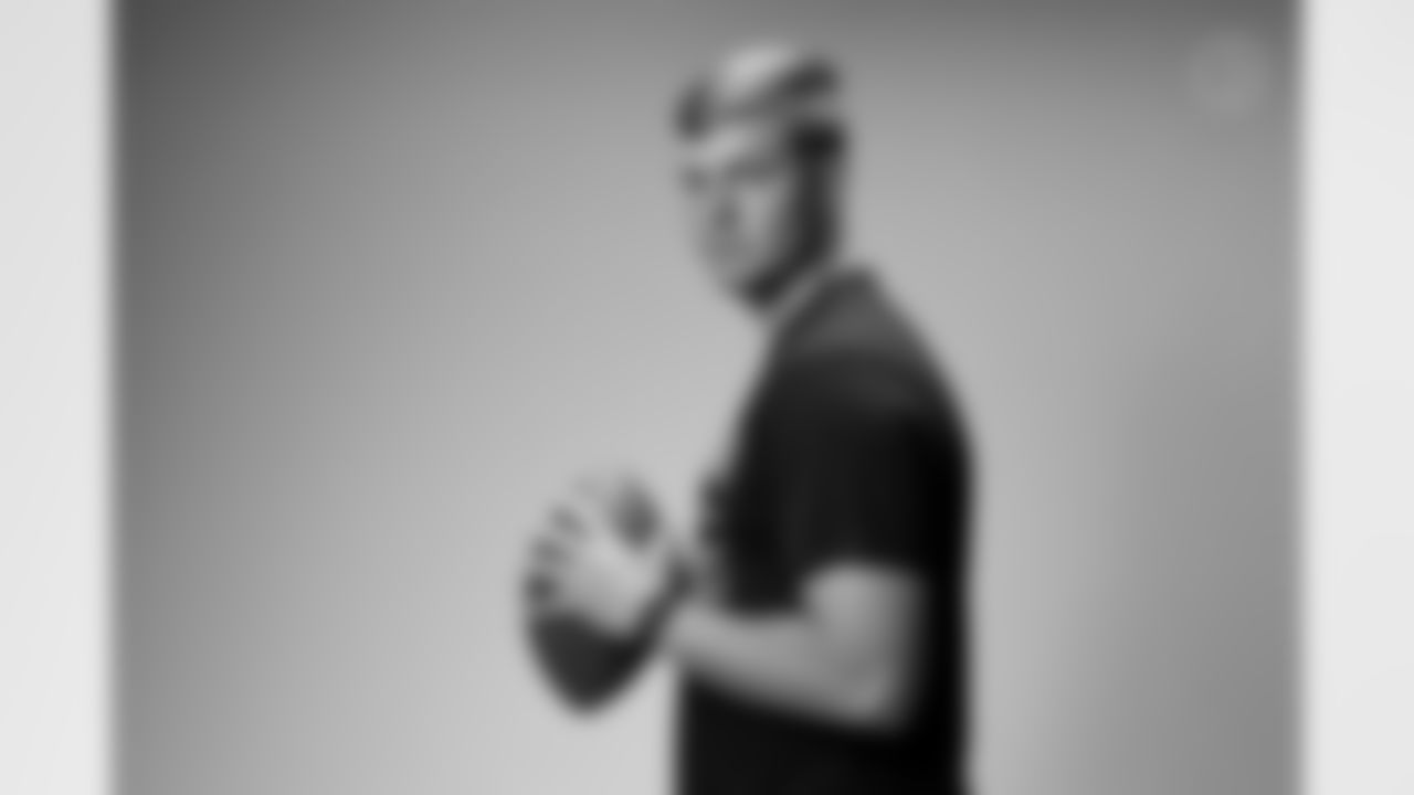 Pittsburgh Steelers sixth-round pick Will Howard poses for a photo following the 2025 NFL Draft on Tuesday, May 13, 2025 in Pittsburgh, PA. (Karl Roser / Pittsburgh Steelers)