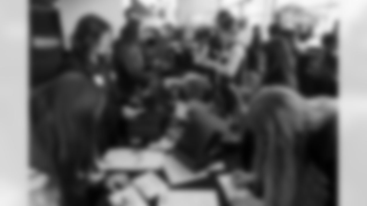 The Pittsburgh Steelers, Pittsburgh Pirates, Pittsburgh Penguins Pittsburgh Riveters, Pittsburgh Riverhounds, Pittsburgh Passion, and the Pittsburgh Women + Sports Collective partnered with Operation Warm at Acrisure Stadium on National Girls and Women in Sports Day to provide female athletes from Pittsburgh Public Schools with the gear they need to participate in sports on Wednesday February 4, 2026 in Pittsburgh, PA. (Karl Roser / Pittsburgh Steelers)