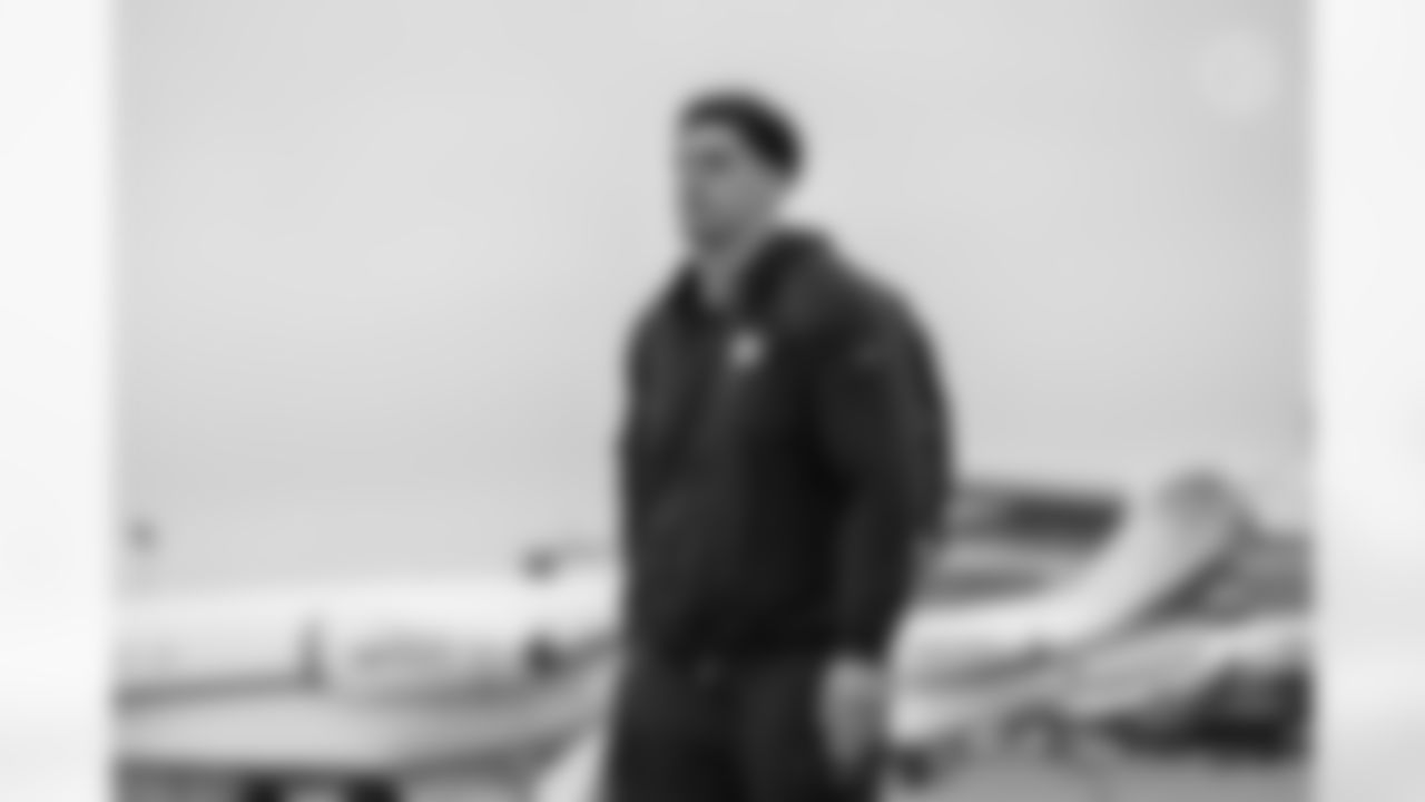 Pittsburgh Steelers guard Andrus Peat (71) travels to Detroit on Saturday, Dec. 20, 2025 for the Week 16 regular season matchup against the Detroit Lions. (Alysa Rubin / Pittsburgh Steelers)