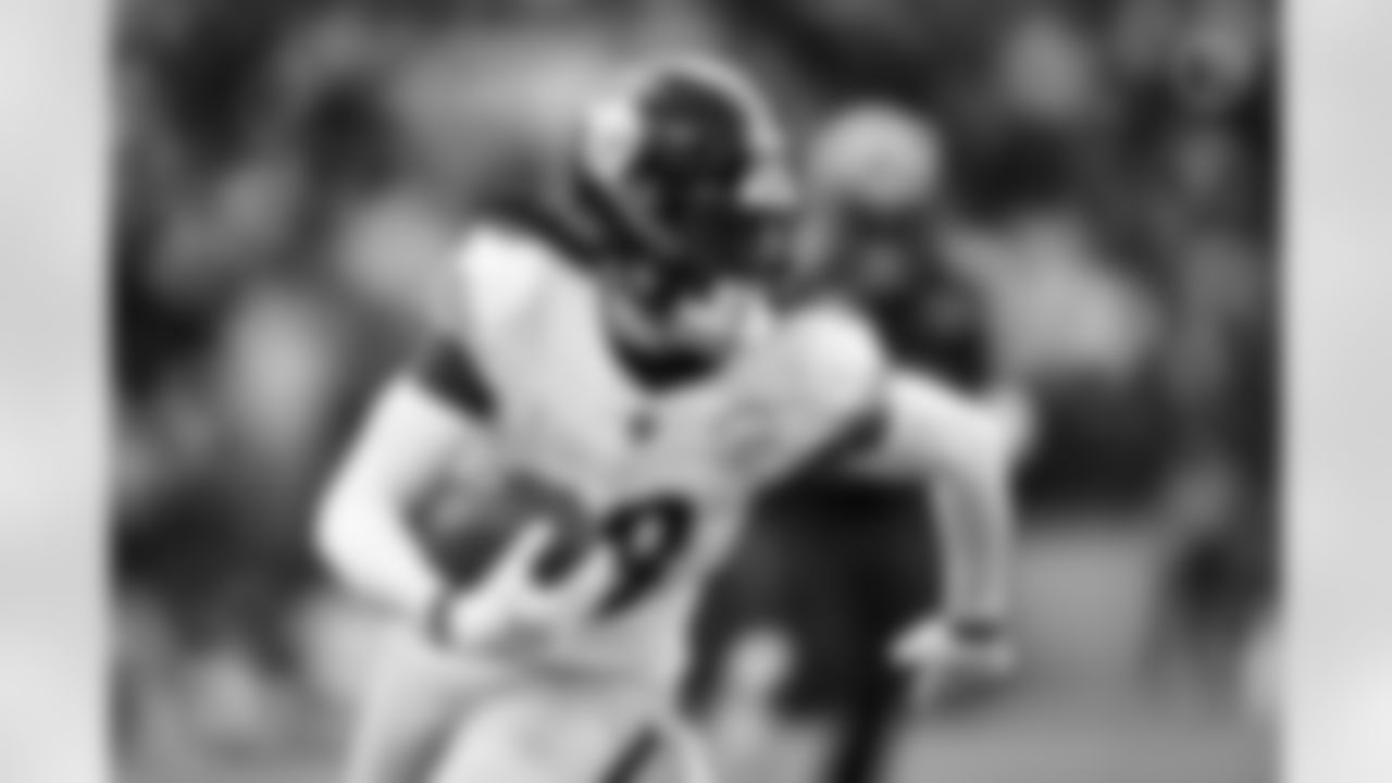 Pittsburgh Steelers wide receiver Diontae Johnson (18) during a regular season game between the Pittsburgh Steelers and the Seattle Seahawks, Sunday, Dec. 31, 2023 in Seattle, WA. (Karl Roser / Pittsburgh Steelers)