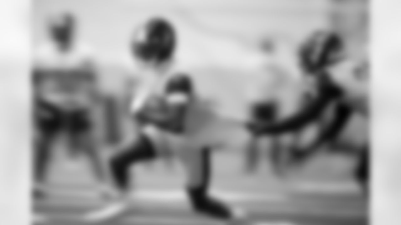 Pittsburgh Steelers defensive back D'Shawn Jamison (38) during practice at the UPMC Rooney Sports Complex preparing for a Wild Card matchup against the Houston Texans, Saturday, Jan. 10, 2026 in Pittsburgh, PA. (Karl Roser / Pittsburgh Steelers)