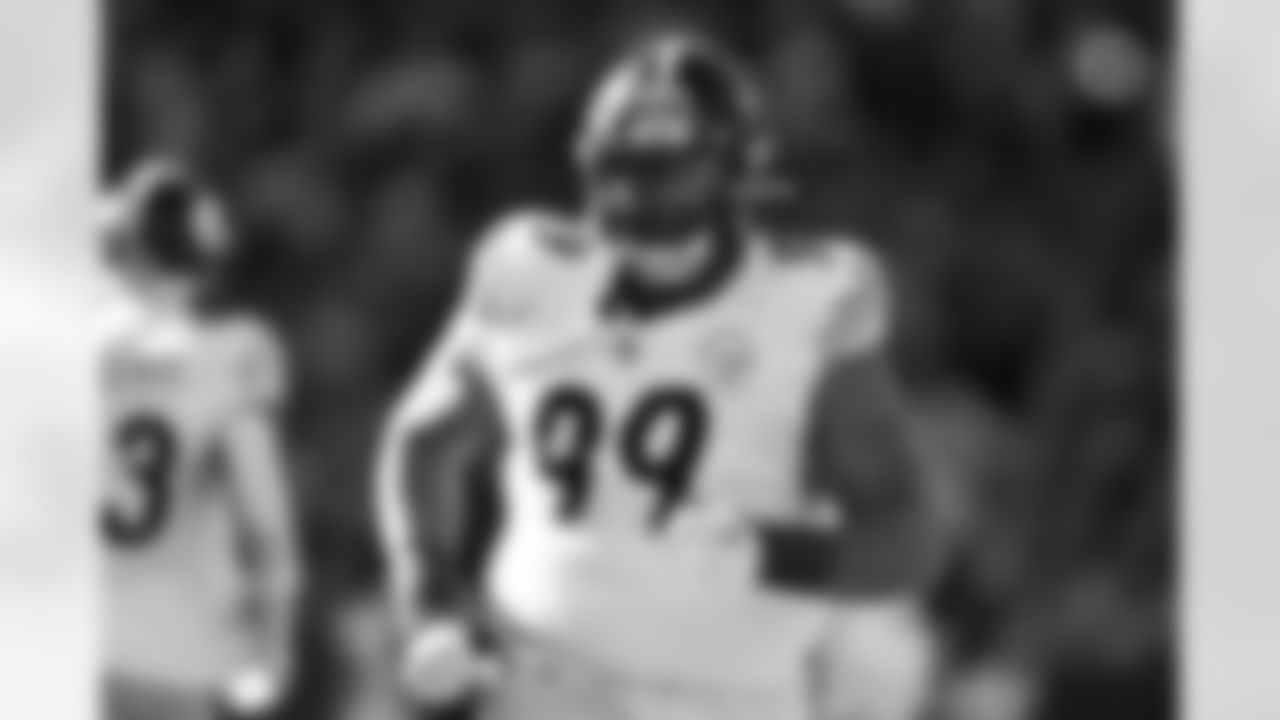 Pittsburgh Steelers defensive tackle Derrick Harmon (99) during a regular season game between the Pittsburgh Steelers and the Chicago Bears, Sunday, Nov. 23, 2025 in Chicago, IL. (Karl Roser / Pittsburgh Steelers)