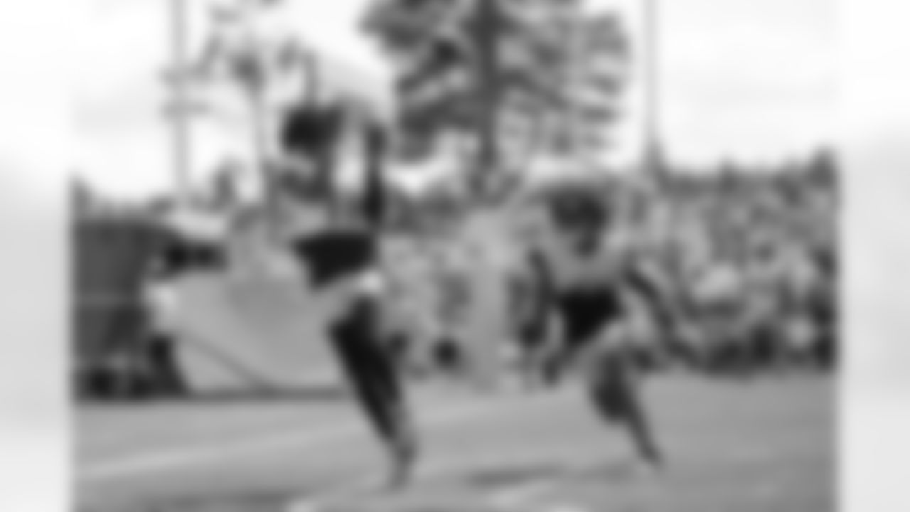 Pittsburgh Steelers wide receiver Van Jefferson (11) trains at Saint Vincent College during the 2024 Steelers Training Camp on Sunday August 4, 2024 in Latrobe, PA. (Alysa Rubin / Pittsburgh Steelers)