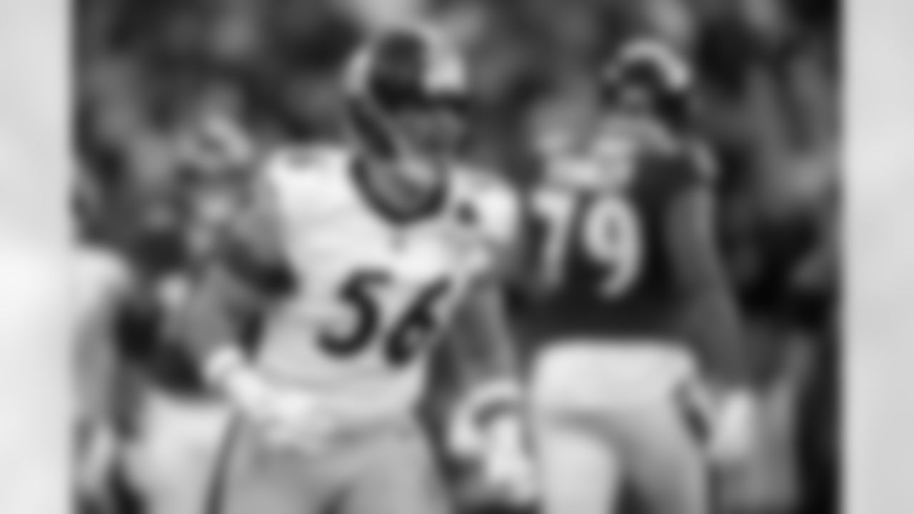 Pittsburgh Steelers linebacker Alex Highsmith (56) during a regular season game between the Pittsburgh Steelers and the Baltimore Ravens, Sunday, Dec. 7, 2025 in Baltimore, MD. The Steelers defeated the Ravens 27-22. (Karl Roser / Pittsburgh Steelers)