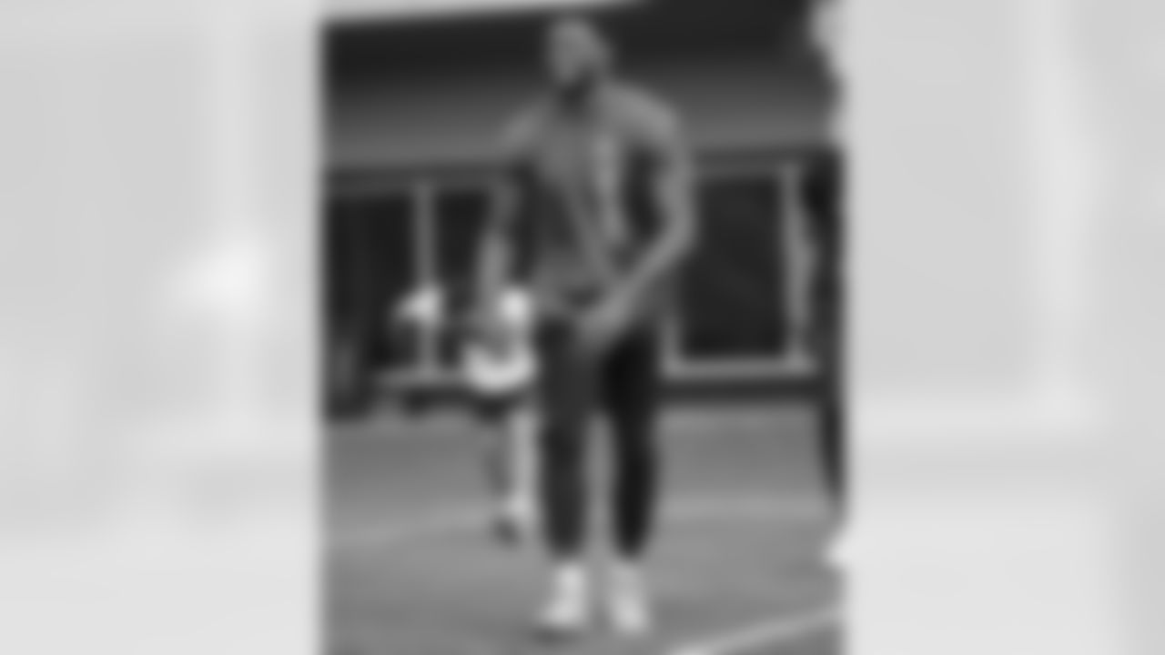 Pittsburgh Steelers wide receiver DK Metcalf (4) during Phase One of the voluntary offseason workout program on Tuesday, April 22, 2025 in Pittsburgh, PA. (Karl Roser / Pittsburgh Steelers)