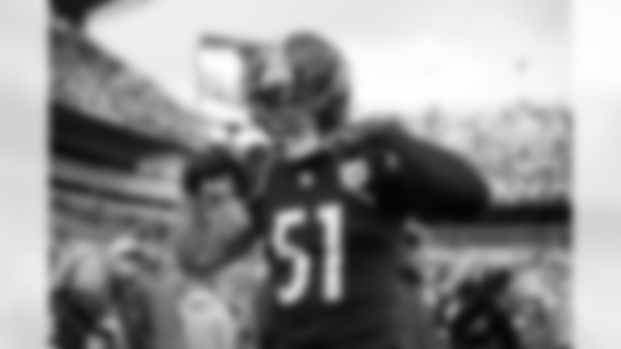 Pittsburgh Steelers linebacker Nick Herbig (51) prior to a regular season game between the Pittsburgh Steelers and the Cincinnati Bengals, Sunday, Nov. 16, 2025 in Pittsburgh, PA. The Steelers defeated the Bengals 34-12. (Karl Roser / Pittsburgh Steelers)