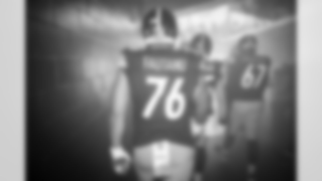 Pittsburgh Steelers offensive tackle Troy Fautanu (76) during a regular season game between the Pittsburgh Steelers and the Cleveland Browns, Sunday, Oct. 12, 2025 in Pittsburgh, PA. (Karl Roser/ Pittsburgh Steelers)