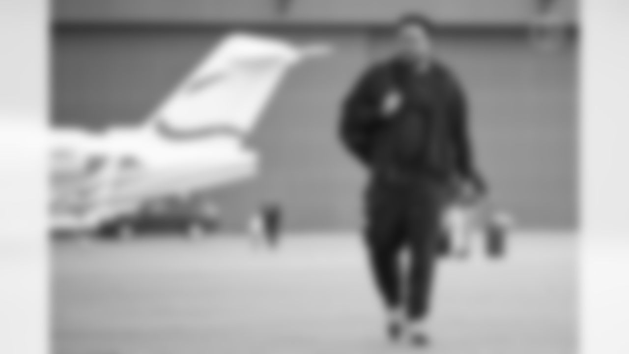 Pittsburgh Steelers offensive lineman Spencer Anderson (74) travels to Los Angeles on Saturday, Nov. 8, 2025 for the Week 10 regular season matchup against the Los Angeles Chargers. (Alysa Rubin / Pittsburgh Steelers)