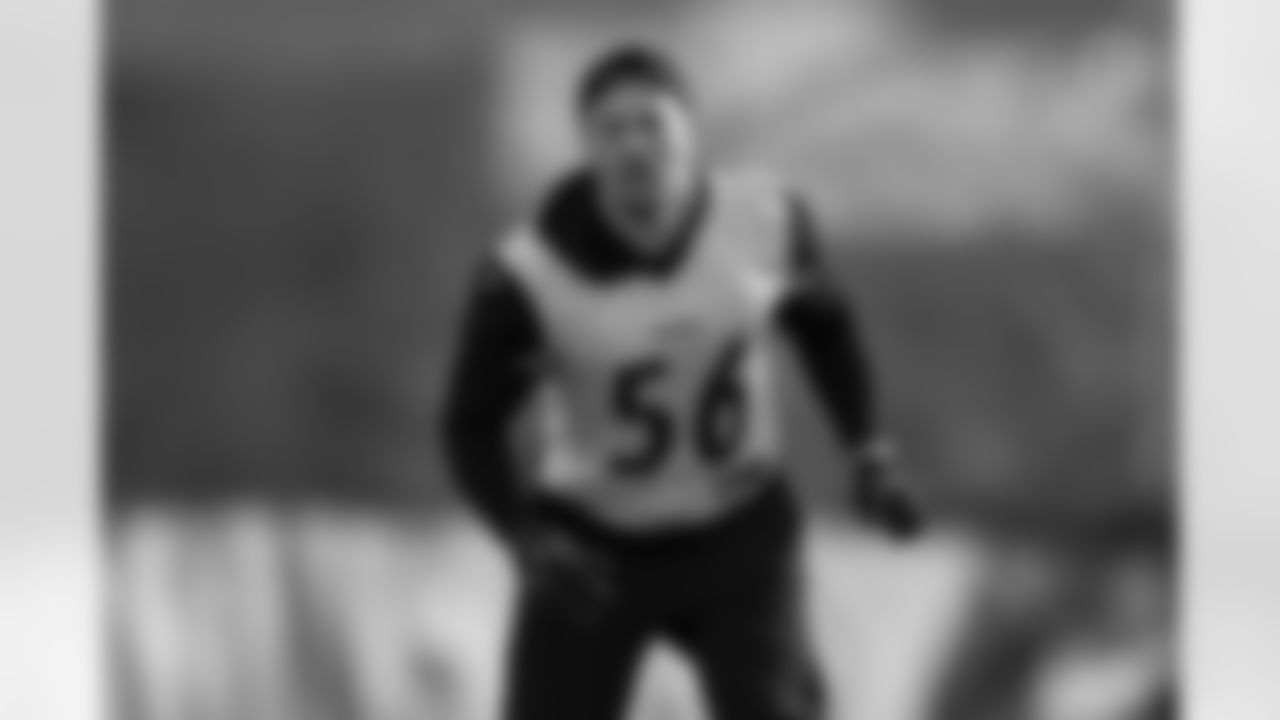 Pittsburgh Steelers linebacker Alex Highsmith (56) during practice at the UPMC Rooney Sports Complex preparing for a Wild Card matchup against the Houston Texans, Thursday, Jan. 8, 2026 in Pittsburgh, PA. (Alysa Rubin / Pittsburgh Steelers)