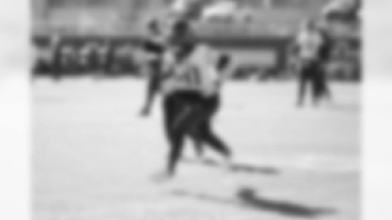 Pittsburgh Steelers wide receiver Marquez Valdes-Scantling (11) during practice at the UPMC Rooney Sports Complex preparing for a Week 11 matchup against the Cincinnati Bengals, Thursday, Nov. 13, 2025 in Pittsburgh, PA. (Karl Roser / Pittsburgh Steelers)