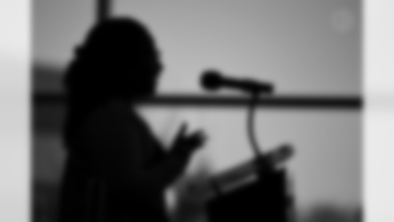 The Pittsburgh Steelers, Pittsburgh Pirates, Pittsburgh Penguins Pittsburgh Riveters, Pittsburgh Riverhounds, Pittsburgh Passion, and the Pittsburgh Women + Sports Collective partnered with Operation Warm at Acrisure Stadium on National Girls and Women in Sports Day to provide female athletes from Pittsburgh Public Schools with the gear they need to participate in sports on Wednesday February 4, 2026 in Pittsburgh, PA. (Karl Roser / Pittsburgh Steelers)