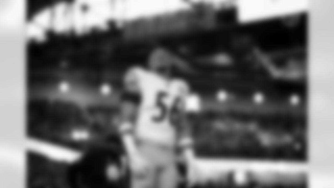 Pittsburgh Steelers linebacker Alex Highsmith (56) during a regular season game between the Pittsburgh Steelers and the Detroit Lions, Sunday, Dec. 21, 2025 in Detroit, MI. (Jared Wickerham / Pittsburgh Steelers)