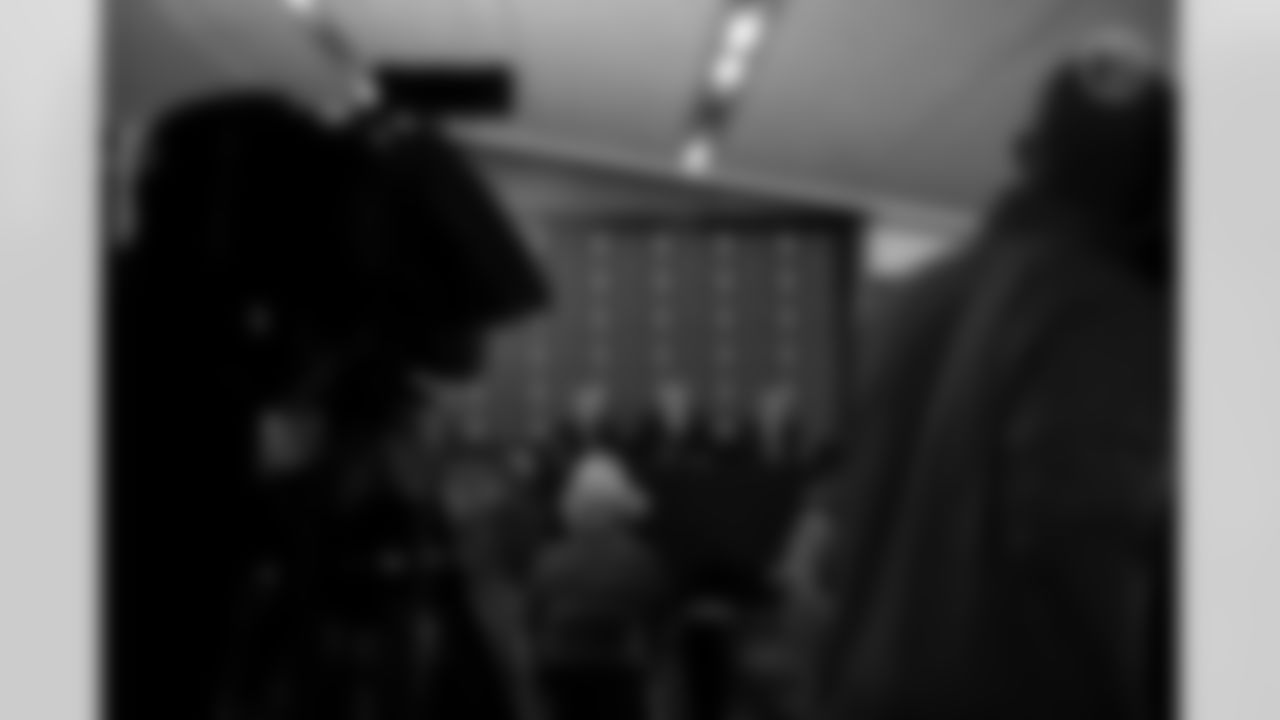 Pittsburgh Steelers head coach Mike McCarthy is introduced at a press conference, Tuesday, Jan. 27, 2026 in Pittsburgh, PA. (Taylor Ollason / Pittsburgh Steelers)