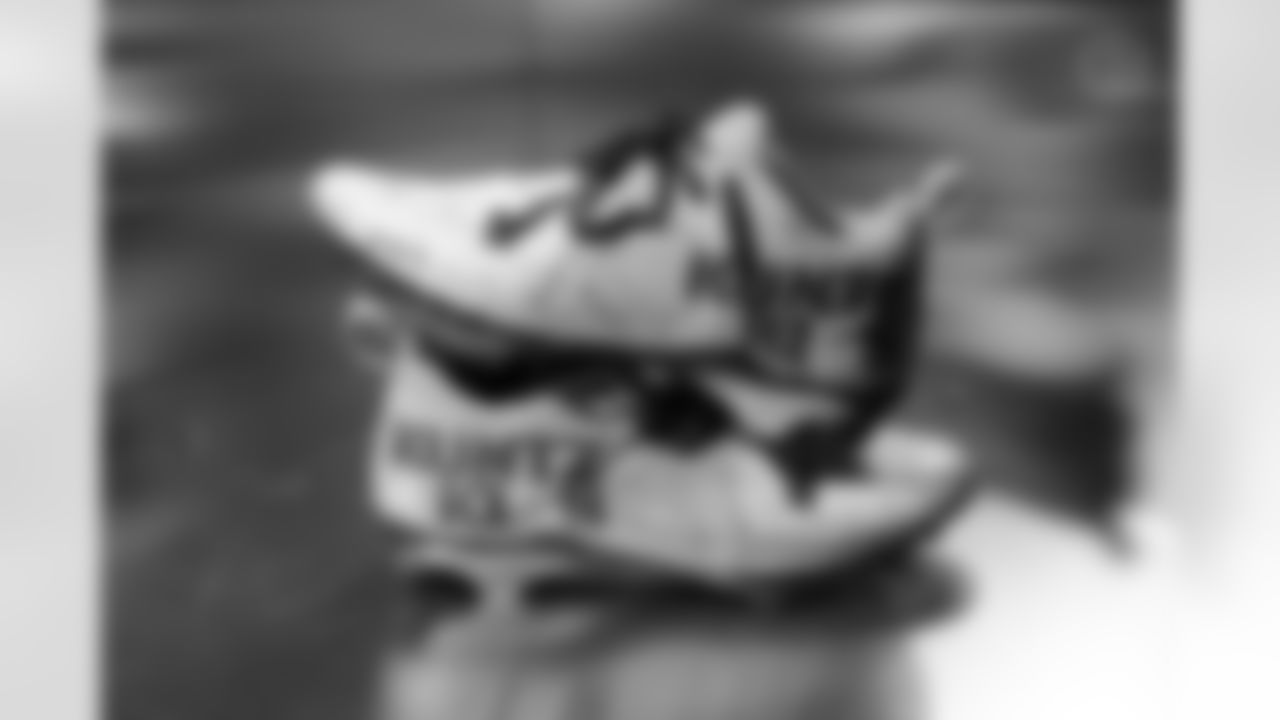 Pittsburgh Steelers long snapper Christian Kuntz (46) will showcase his custom cleats supporting Kuntz4Ki6s during Week 13. (Alysa Rubin / Pittsburgh Steelers)