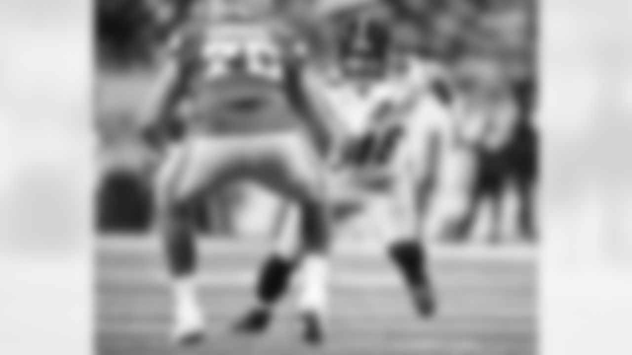 Pittsburgh Steelers outside linebacker Julius Welschof (48) during a preseason game between the Pittsburgh Steelers and the Detroit Lions, on Saturday August 24, 2024 in Detroit, Michigan. (Karl Roser / Pittsburgh Steelers)