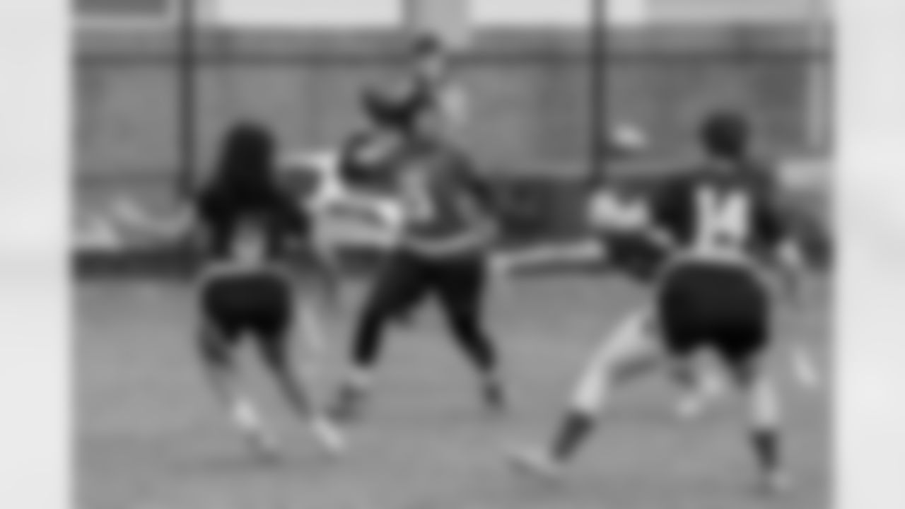 Week 5 of the Steelers' Girls High School Flag Football season on Sunday, May 4, 2025 at The Ellis School. (Brad Oskowski / Pittsburgh Steelers)
