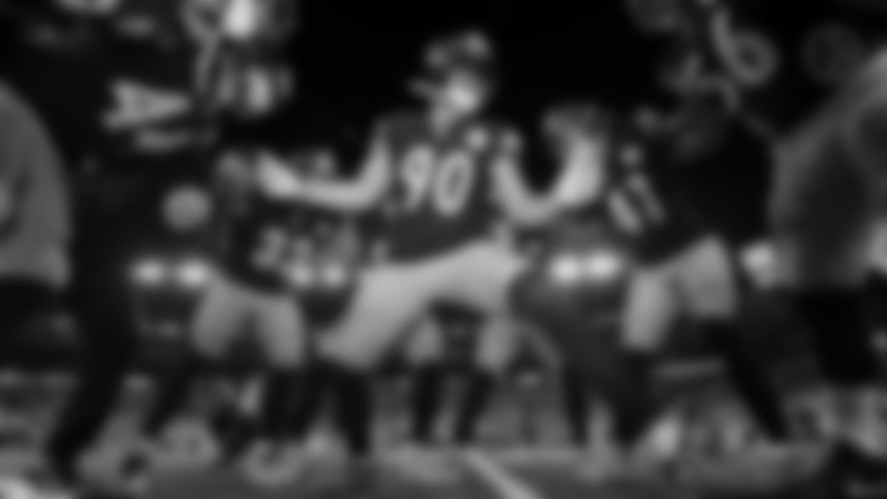 Pittsburgh Steelers linebacker T.J. Watt (90) during a regular season game between the Pittsburgh Steelers and the Cincinnati Bengals, Thursday, Oct. 16, 2025 in Cincinnati, OH. (Karl Roser / Pittsburgh Steelers)