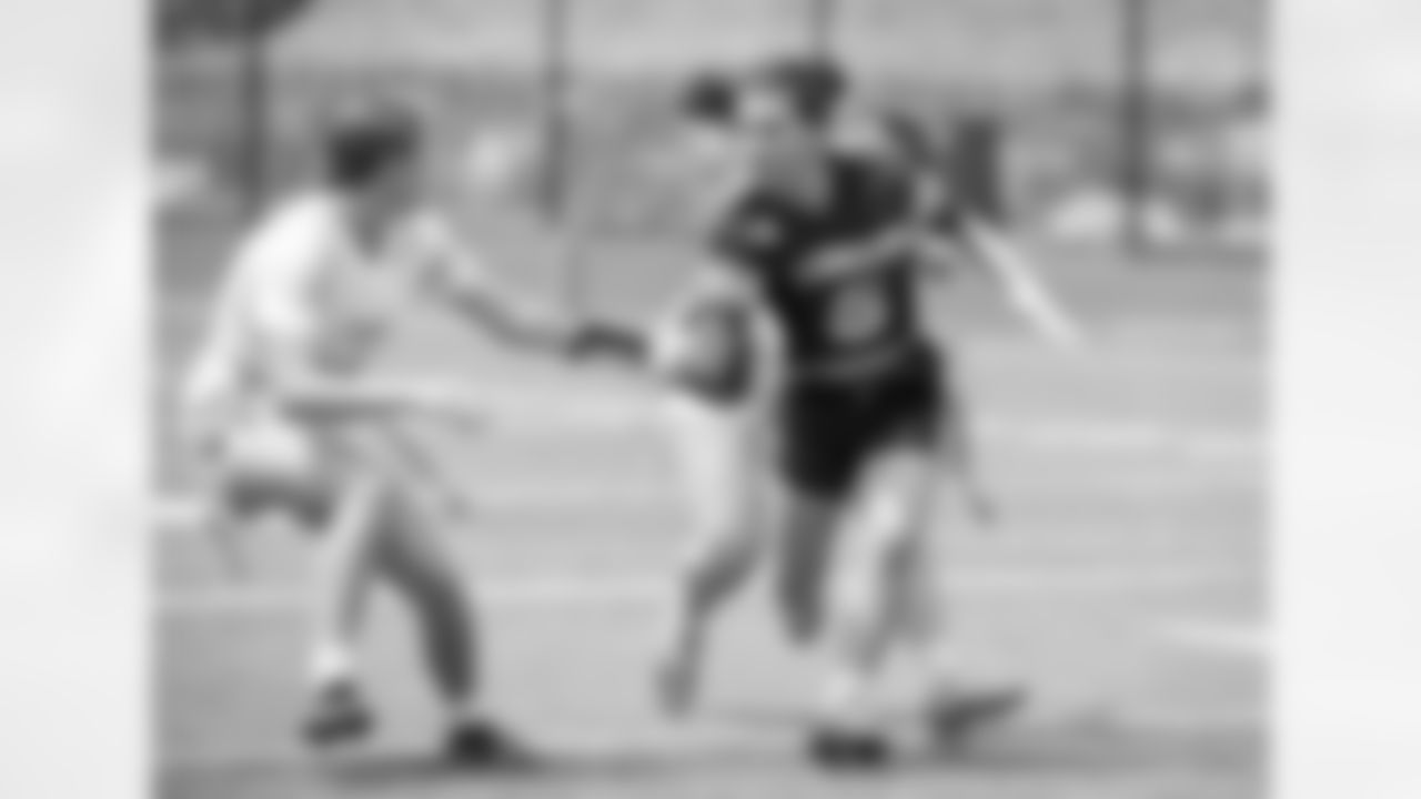 Week 5 of the Steelers' Girls High School Flag Football season Sunday, May 5, 2024 at Bethel Park High School. (Arron Anastasia / Pittsburgh Steelers)