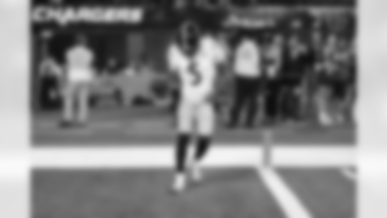 Pittsburgh Steelers cornerback Jalen Ramsey (5) during a regular season game between the Pittsburgh Steelers and the Los Angeles Chargers, Sunday, Nov. 9, 2025 in Inglewood, CA. (Karl Roser / Pittsburgh Steelers)