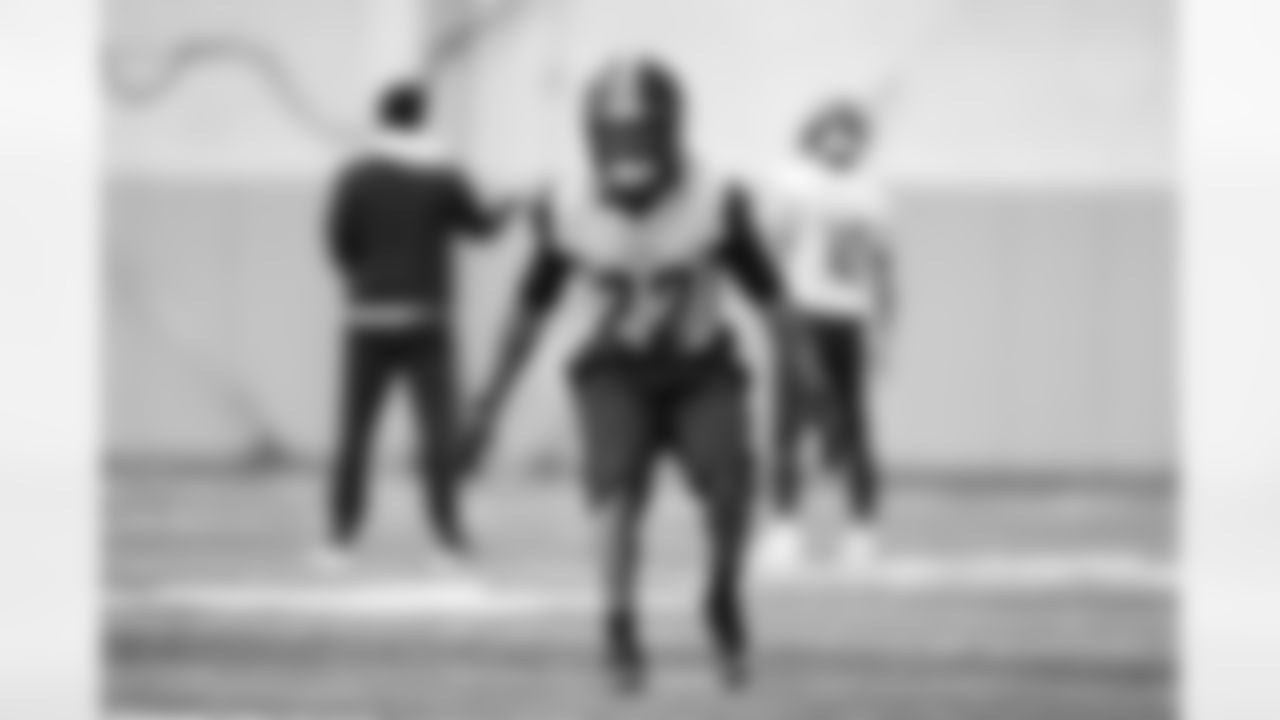 Pittsburgh Steelers cornerback Asante Samuel Jr. (22) during practice at the UPMC Rooney Sports Complex preparing for a Week 14 matchup against the Baltimore Ravens, Friday, Dec. 5, 2025 in Pittsburgh, PA. (Karl Roser / Pittsburgh Steelers)