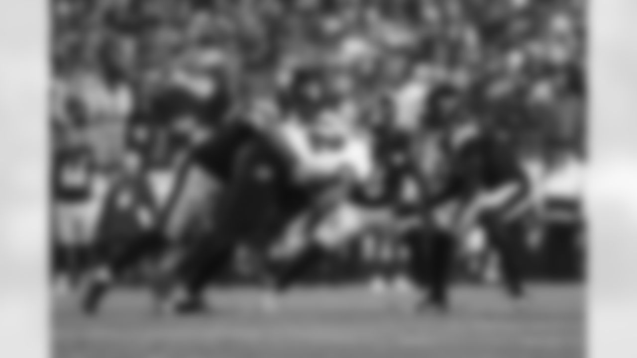 Pittsburgh Steelers linebacker Malik Harrison (50) during a regular season game between the Pittsburgh Steelers and the Baltimore Ravens, Sunday, Jan. 4, 2026 in Pittsburgh, PA.  (Jared Wickerham / Pittsburgh Steelers)