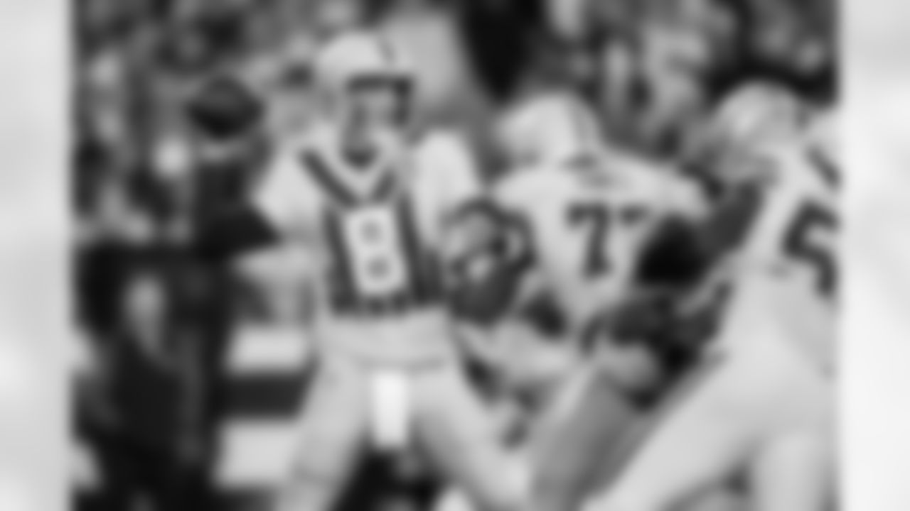 Pittsburgh Steelers quarterback Aaron Rodgers (8) during a regular season game between the Pittsburgh Steelers and the Green Bay Packers, Sunday, Oct. 26, 2025 in Pittsburgh, PA. The Packers beat the Steelers 35-25. (Karl Roser / Pittsburgh Steelers)