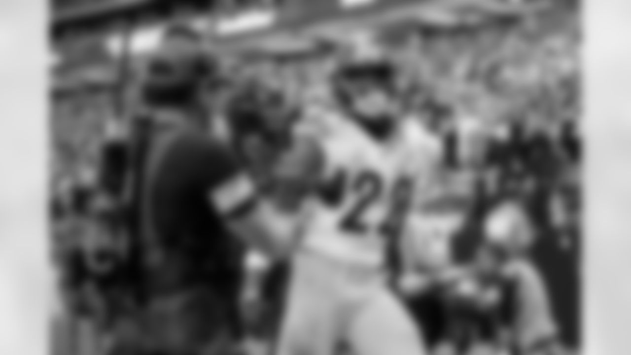 Pittsburgh Steelers running back Najee Harris (22) during a regular season game between the Pittsburgh Steelers and the Las Vegas Raiders, Sunday, Oct. 13, 2024 in Las Vegas, NV. The Steelers defeated the Raiders 32-13. (Karl Roser / Pittsburgh Steelers)