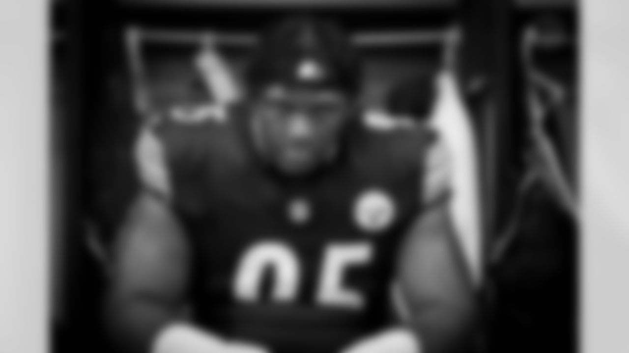 Pittsburgh Steelers defensive tackle Keeanu Benton (95) during a regular season game between the Pittsburgh Steelers and the Cleveland Browns, Sunday, Oct. 12, 2025 in Pittsburgh, PA. (Karl Roser/ Pittsburgh Steelers)