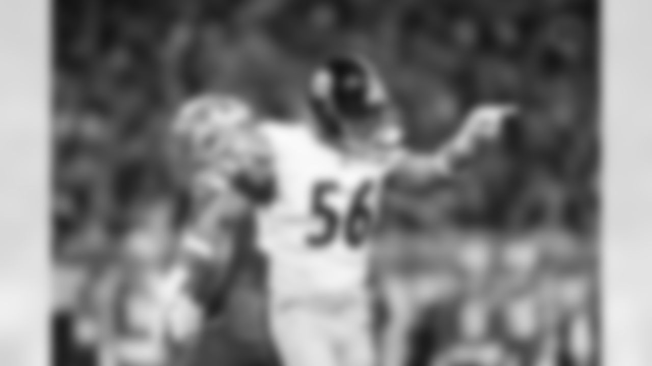 Pittsburgh Steelers linebacker Alex Highsmith (56) during a regular season game between the Pittsburgh Steelers and the Detroit Lions, Sunday, Dec. 21, 2025 in Detroit, MI. (Alysa Rubin / Pittsburgh Steelers)